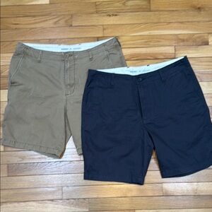 Men's Casual Shorts Set - Khaki & Grey